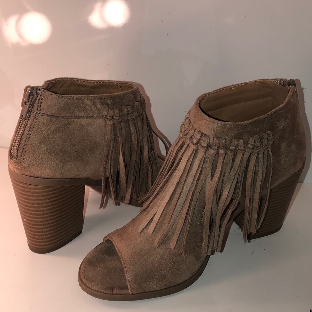 Fringed Booties  (accepting offers)